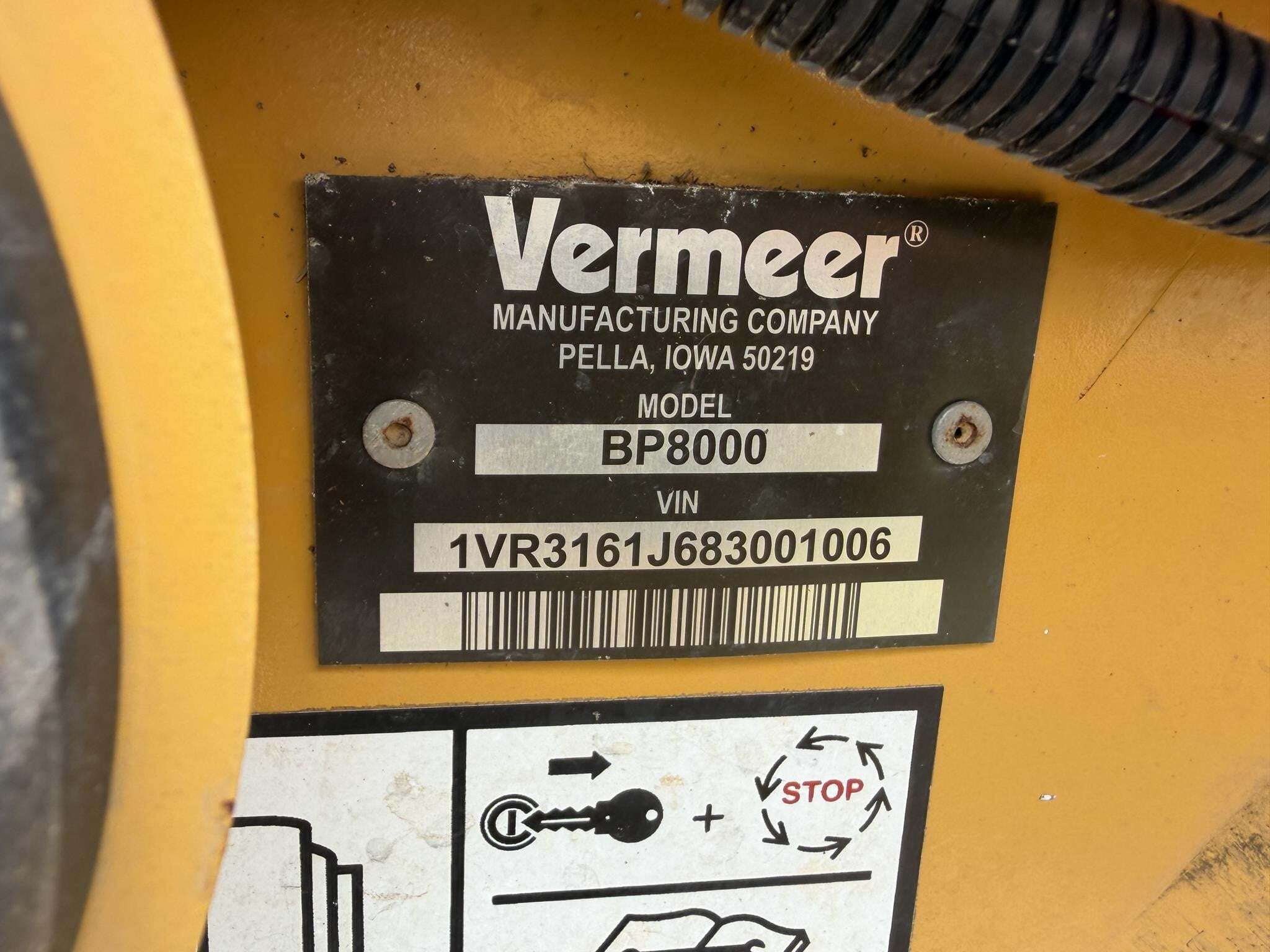 2008 Vermeer BP8000 Grinders and Mixer