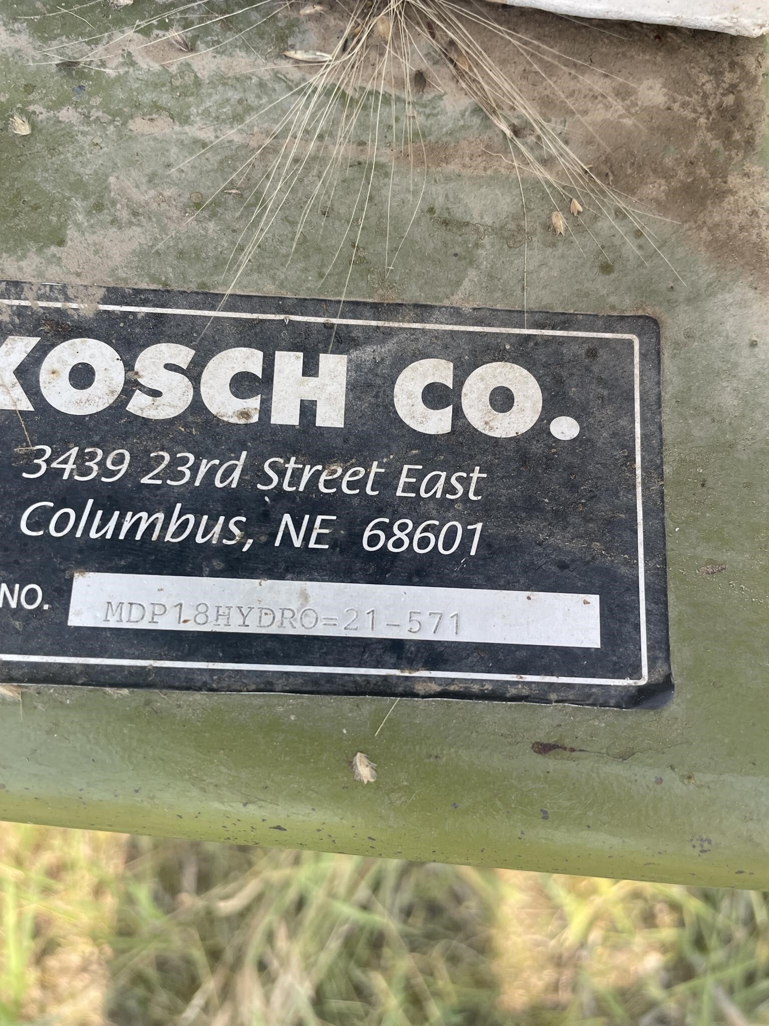 2021 Kosch MDP.HYD.18 Sickle Mower