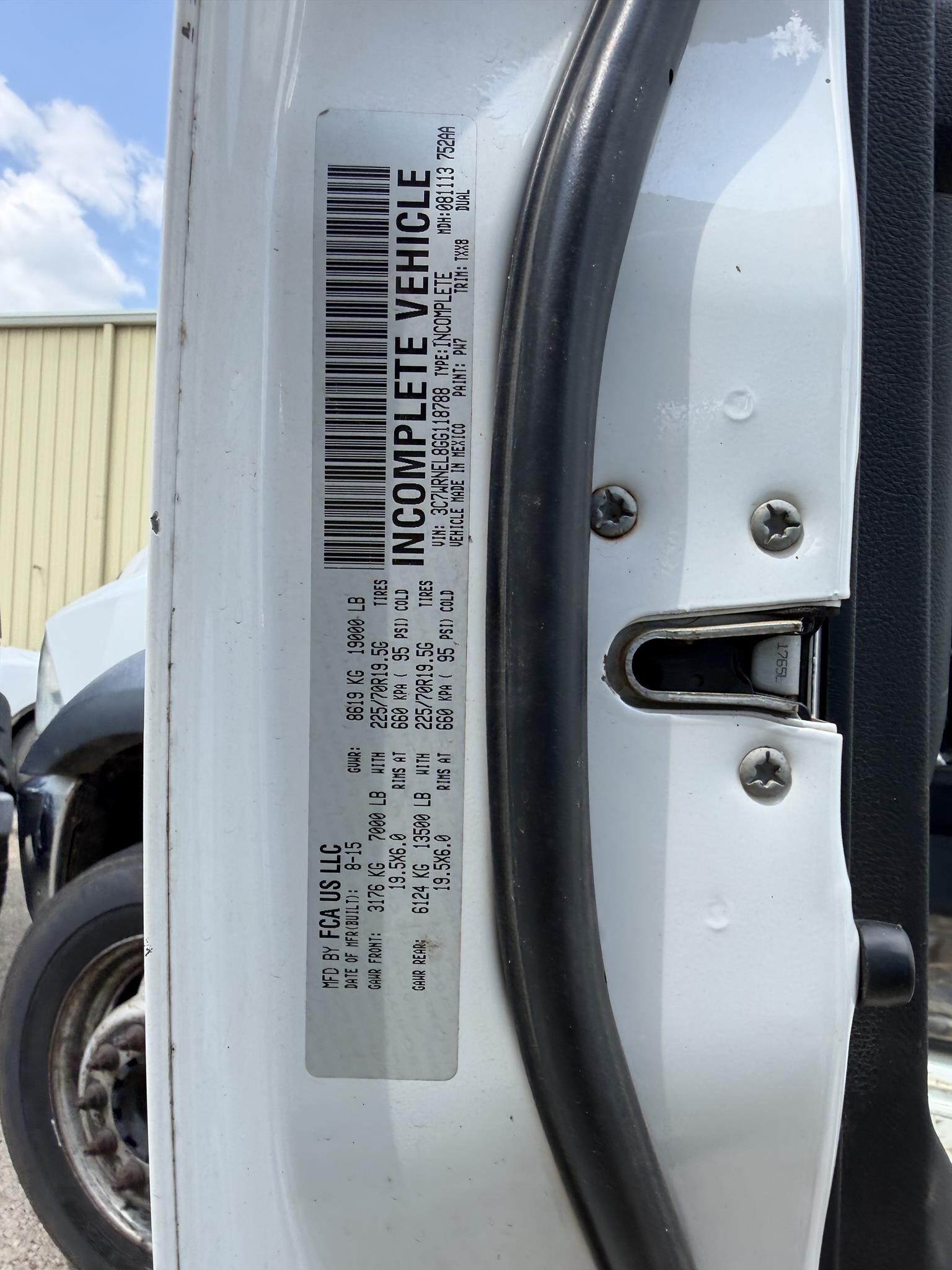 2016 RAM 5500 HD Pickup