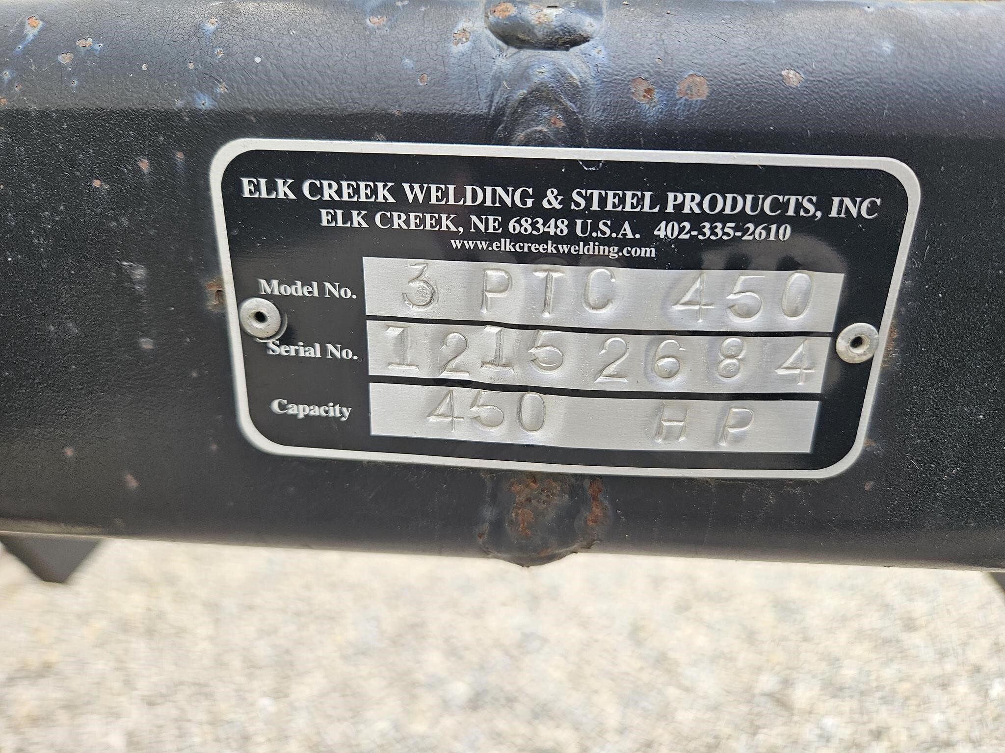 2016 Elk Creek 3PTC450 Implement Caddy