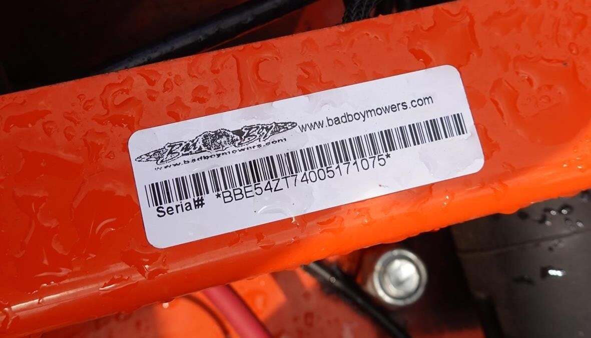 2017 Bad Boy Maverick 54 Lawn Mower