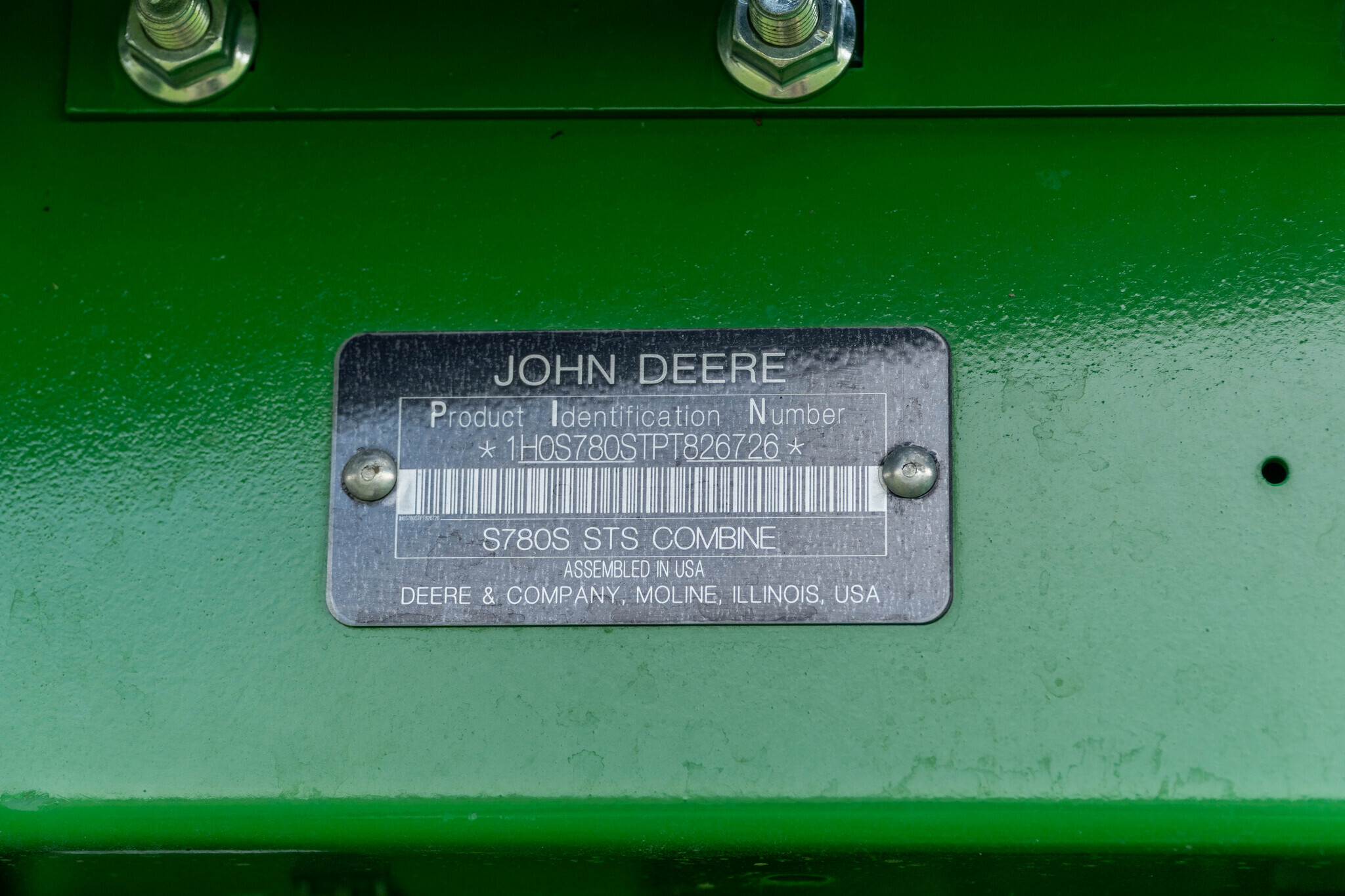 2023 John Deere S780 Combine