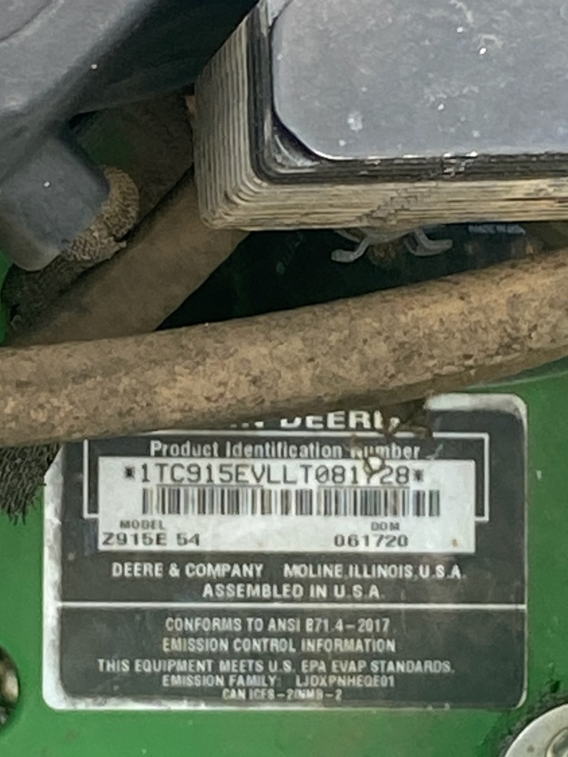 2020 John Deere Z915E Lawn Mower