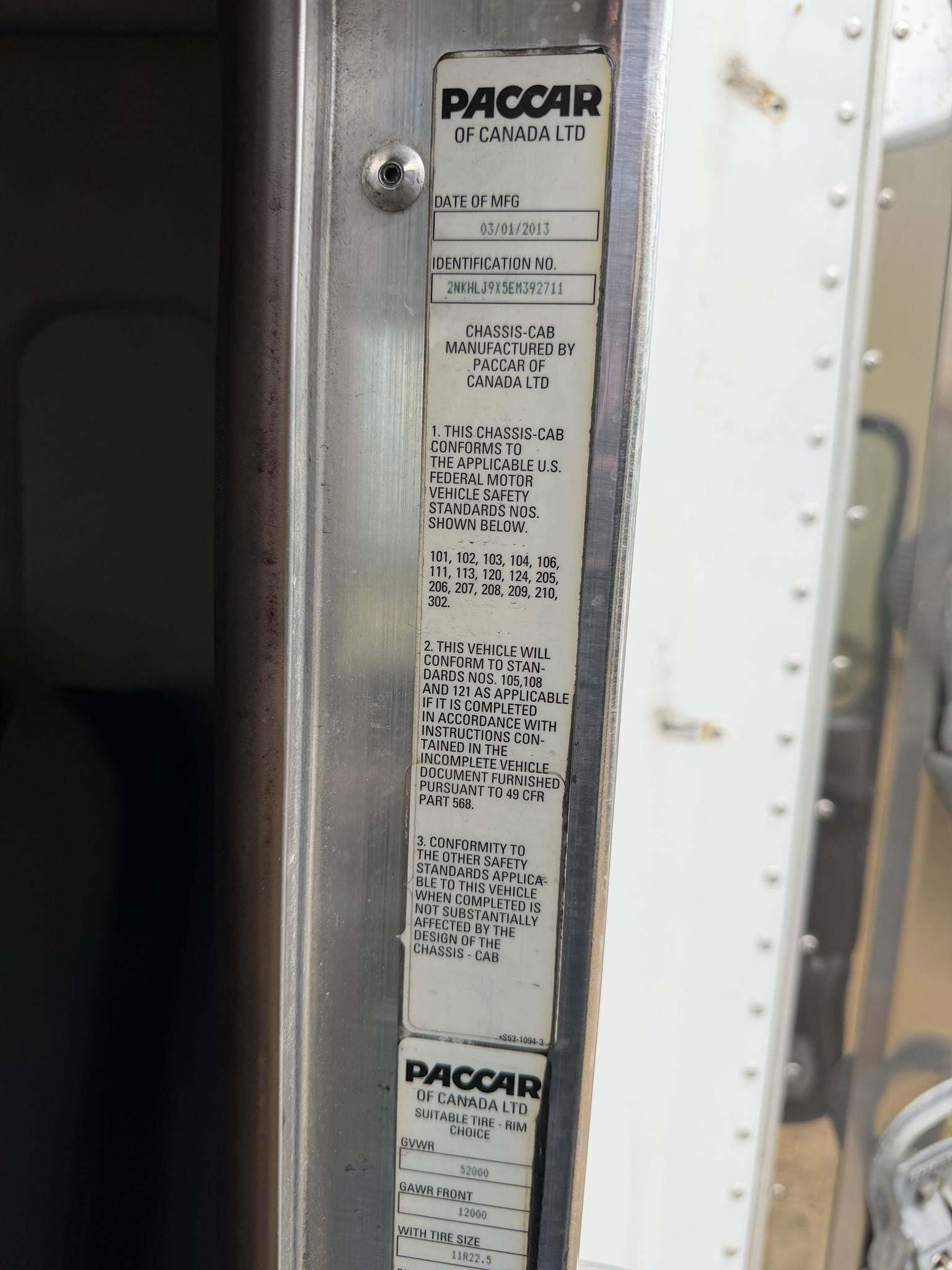 2014 Kenworth T370 Miscellaneous