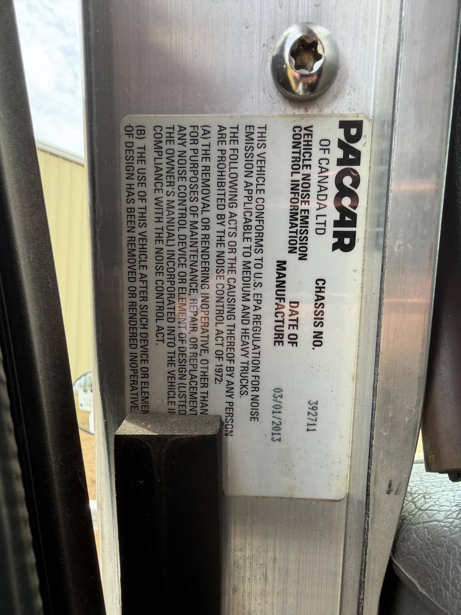 2014 Kenworth T370 Miscellaneous
