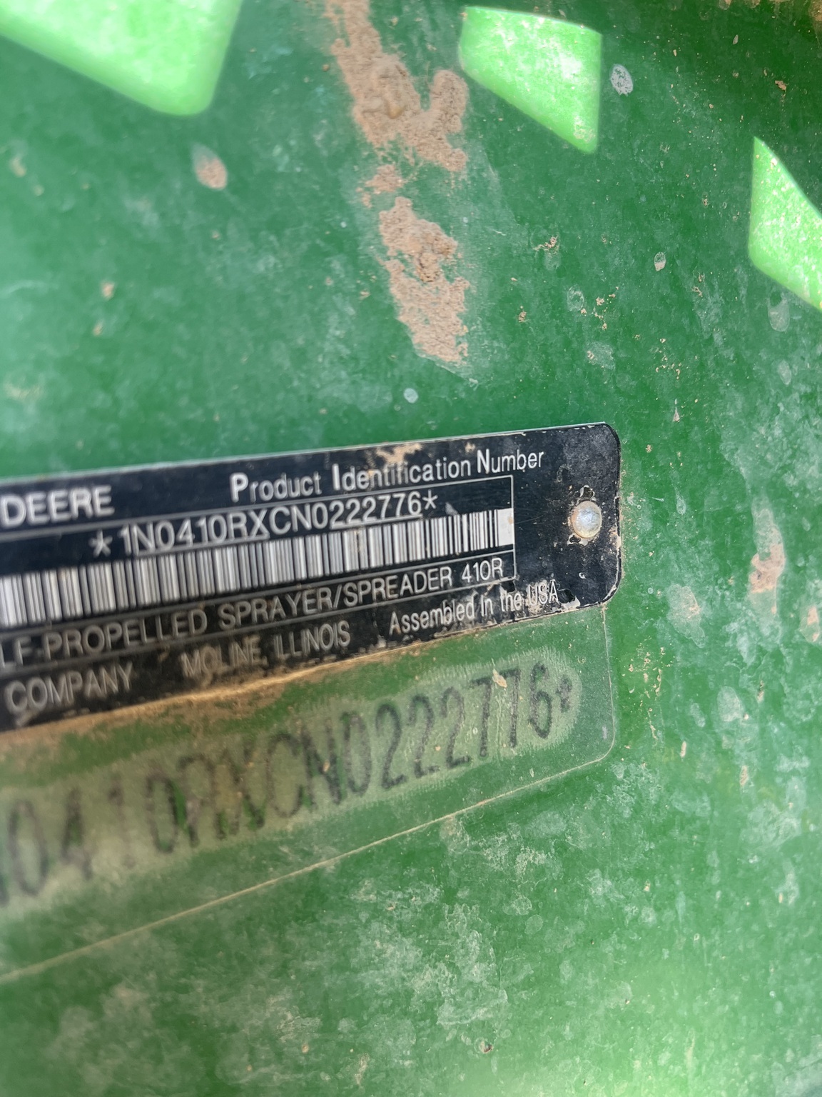 2022 John Deere 410R Self-Propelled Sprayer