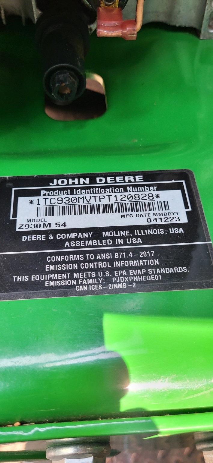 2023 John Deere Z930M Lawn Mower