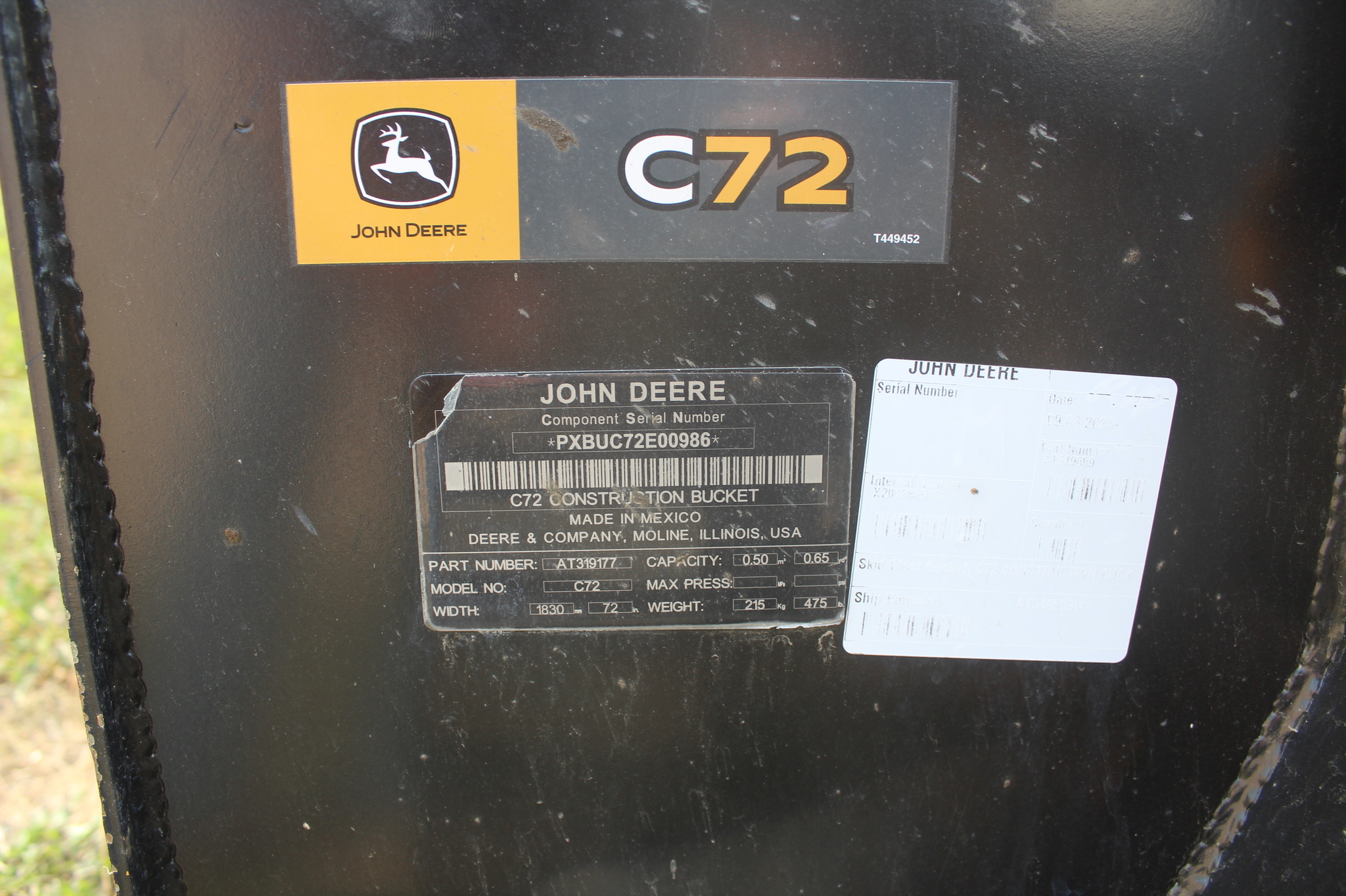 2023 Deere 317G Skid Steer