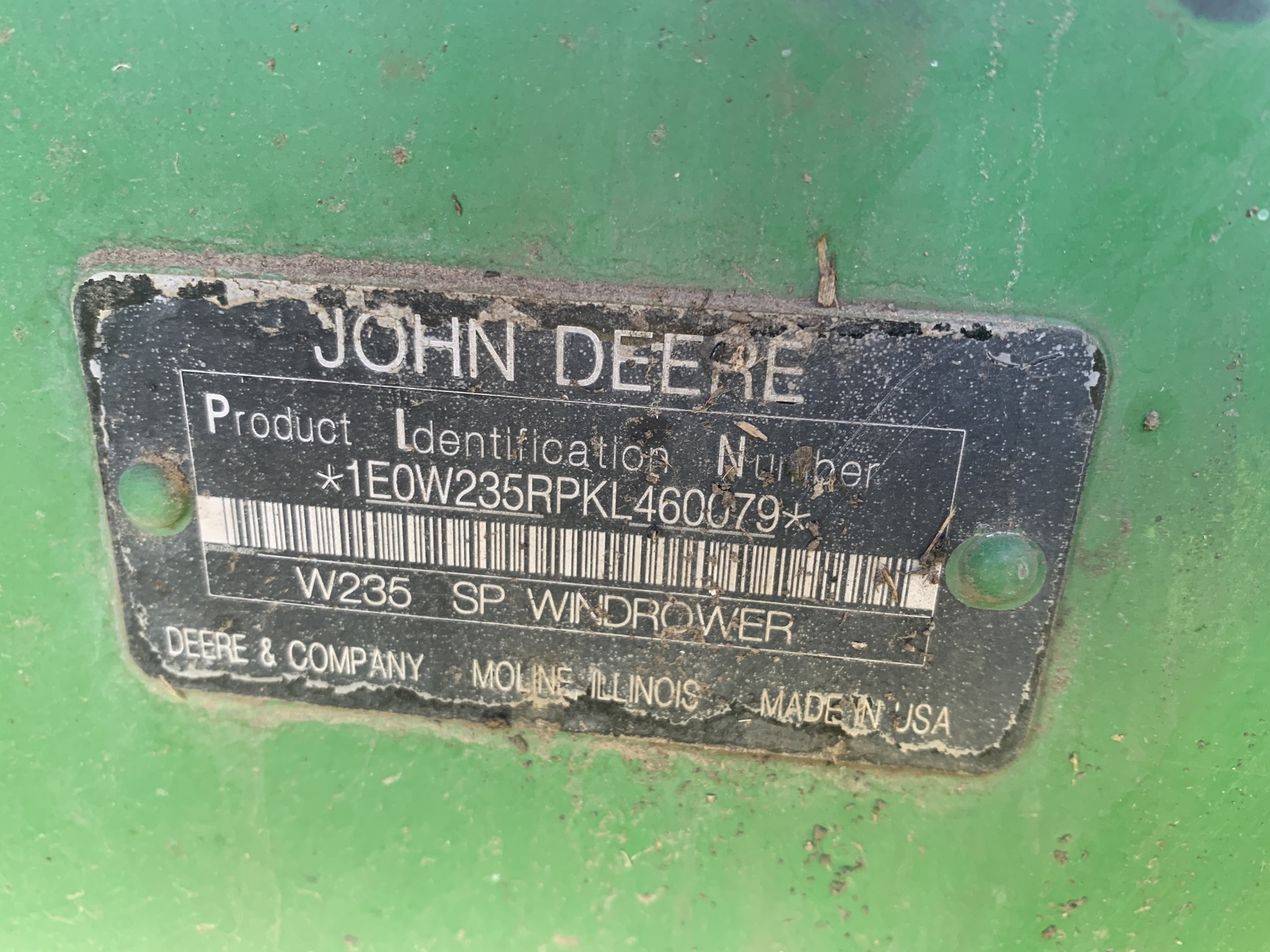 2019 John Deere W235 Self-Propelled Windrowers and Swather