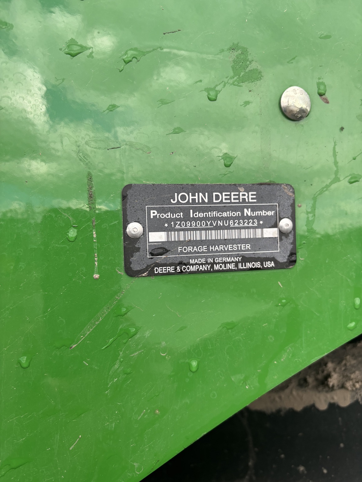 2023 John Deere 9900 Self-Propelled Forage Harvester