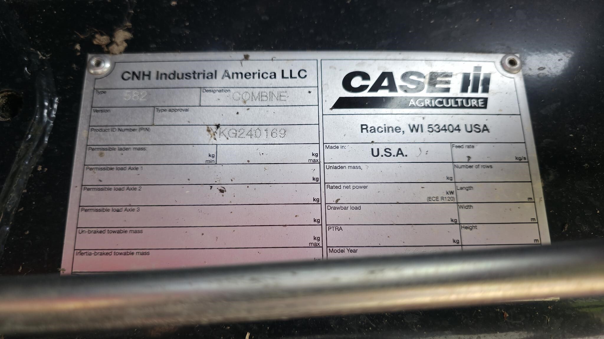 2019 Case IH 8250 Combine