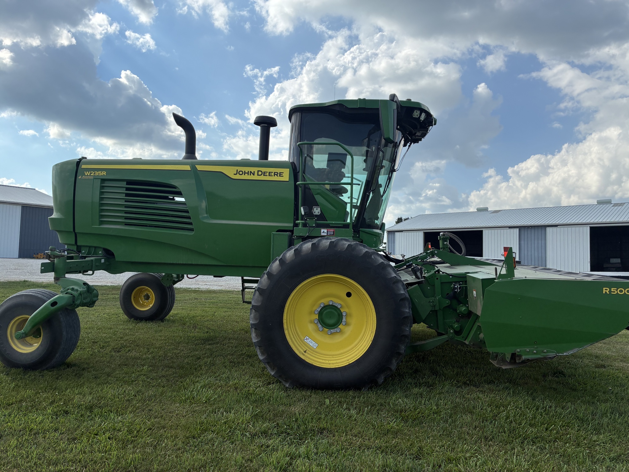 2022 John Deere W235R Self-Propelled Windrowers and Swather