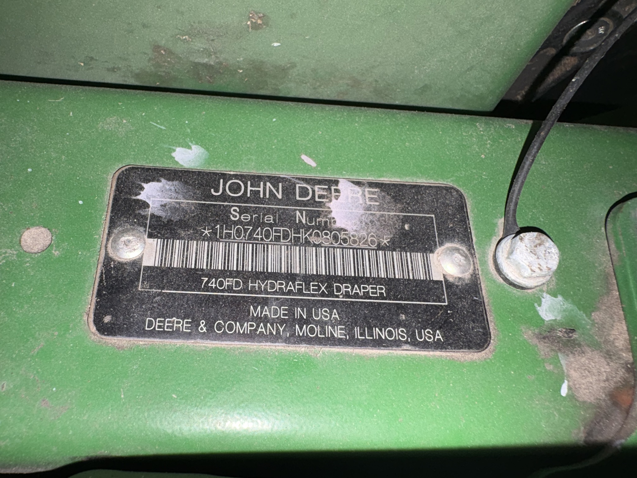 2019 John Deere 740FD Platform