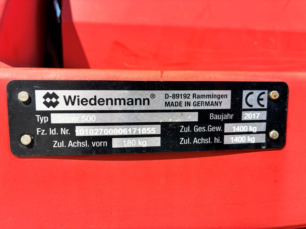 2017 Wiedenmann Super 500 Harvesting Attachment