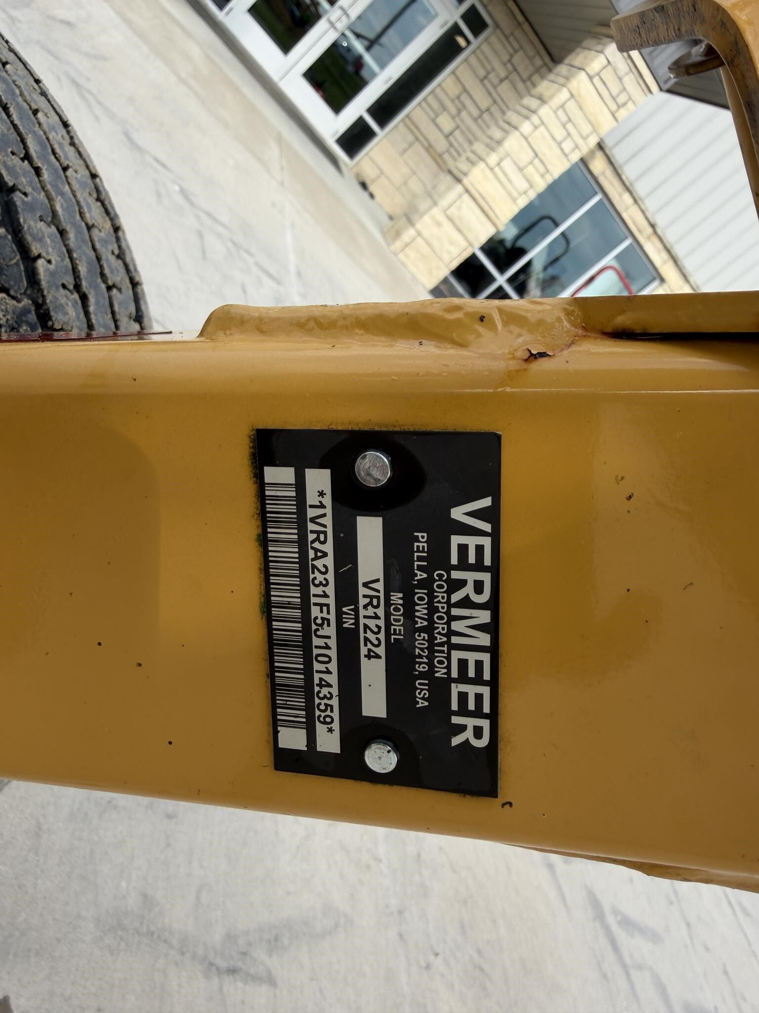 2018 Vermeer VR1224 Rake