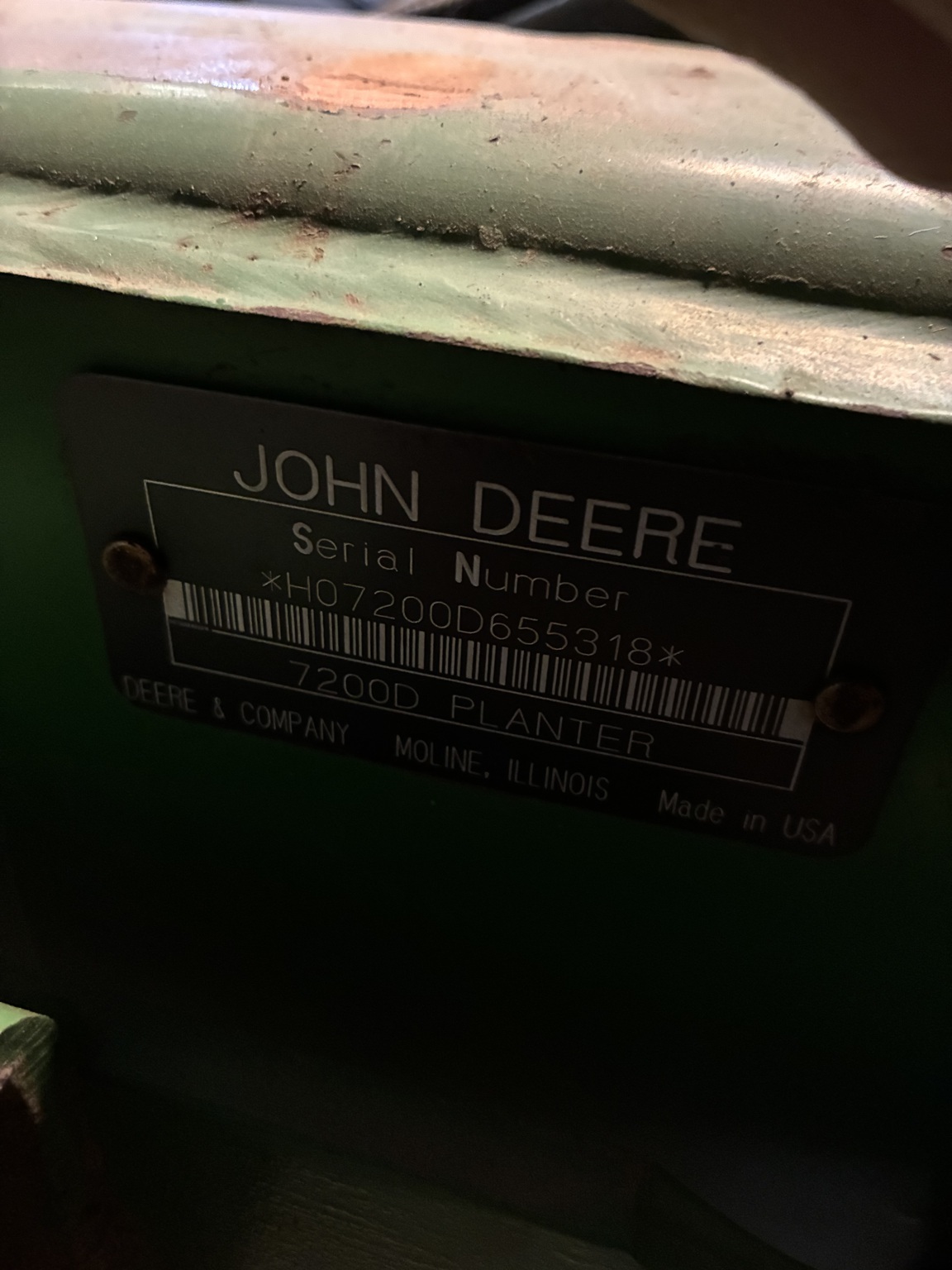 1994 John Deere 7200 Planter