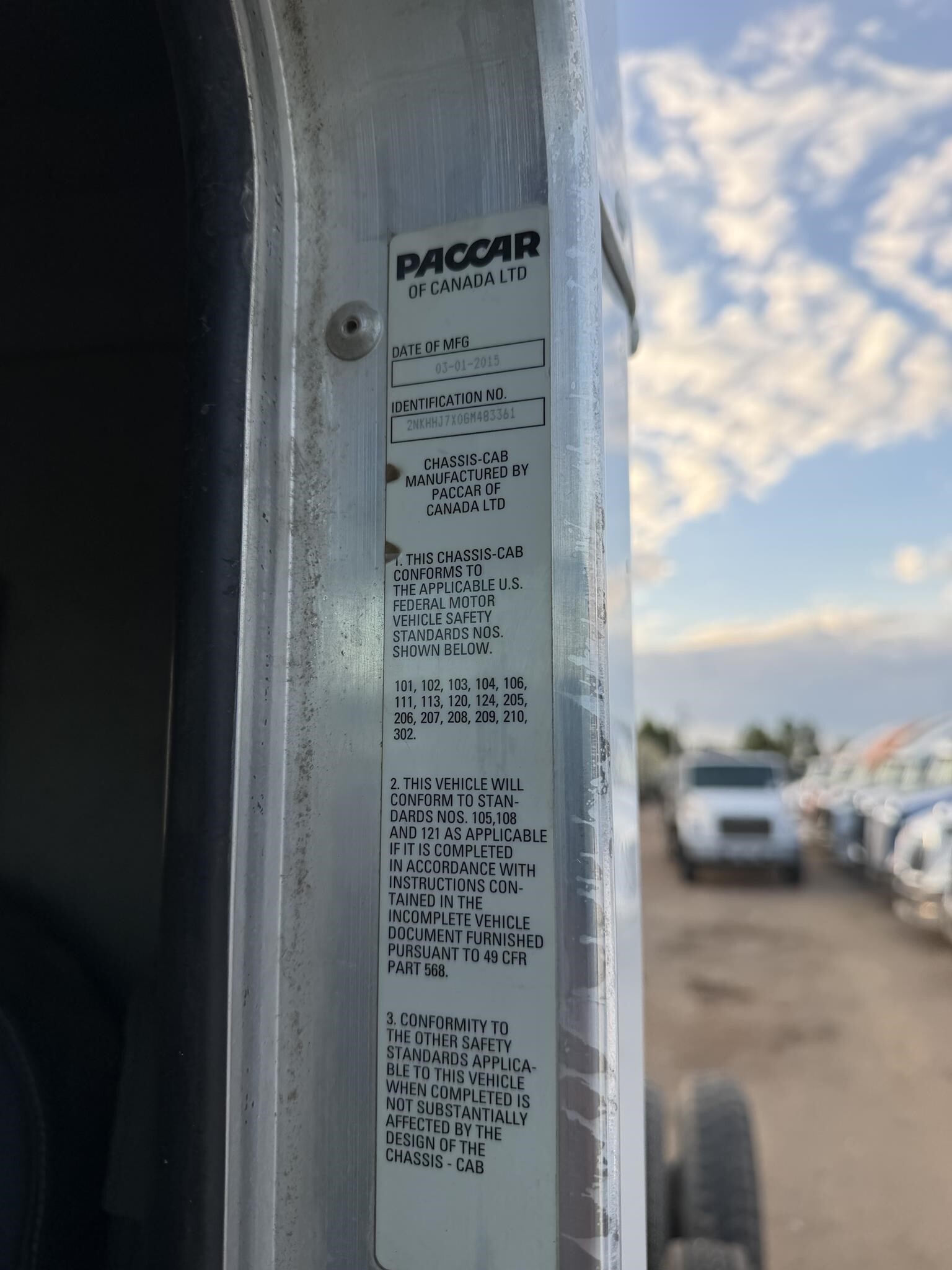 2016 Kenworth T370 Miscellaneous