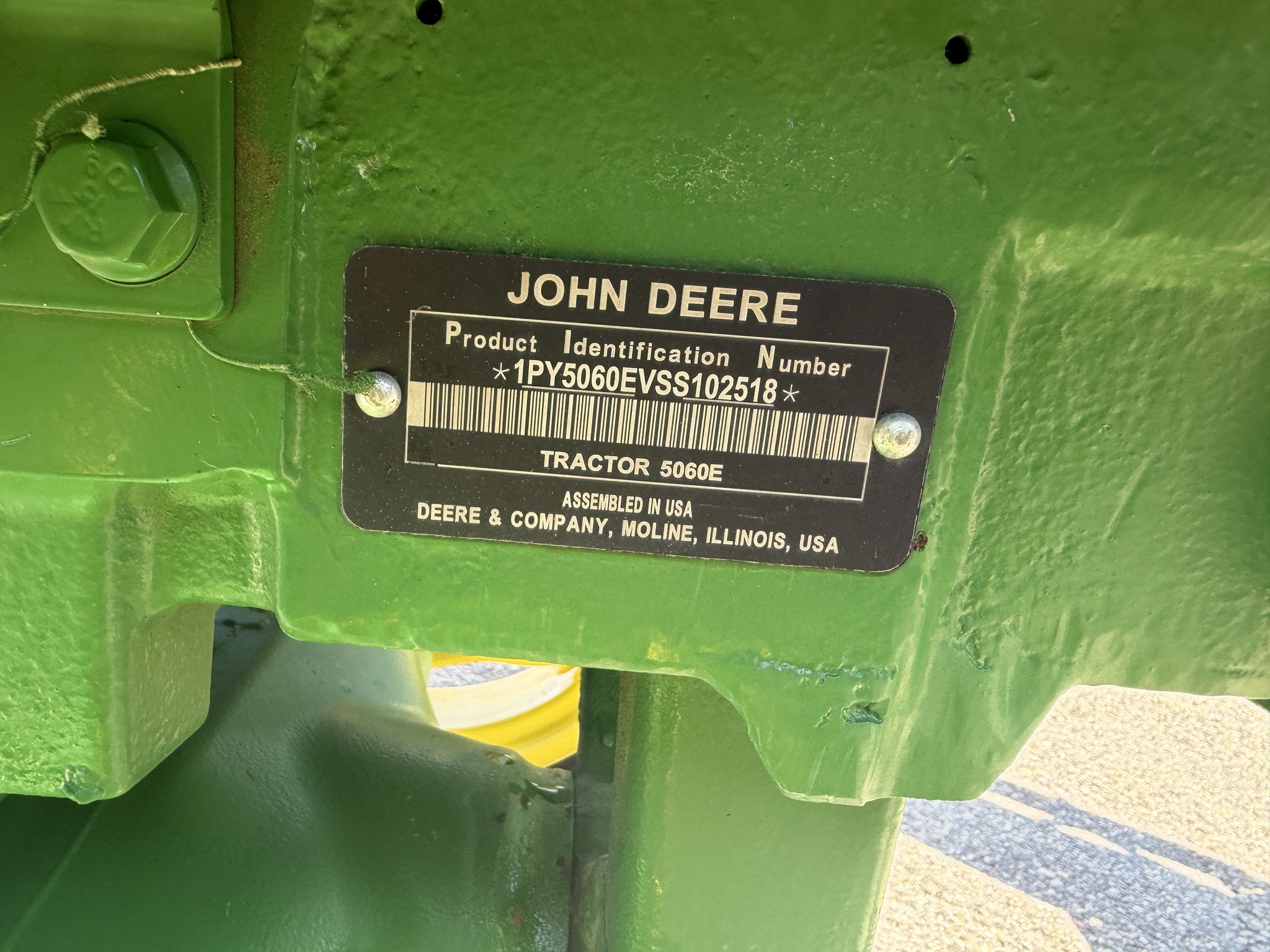 2025 John Deere 5060E Tractor