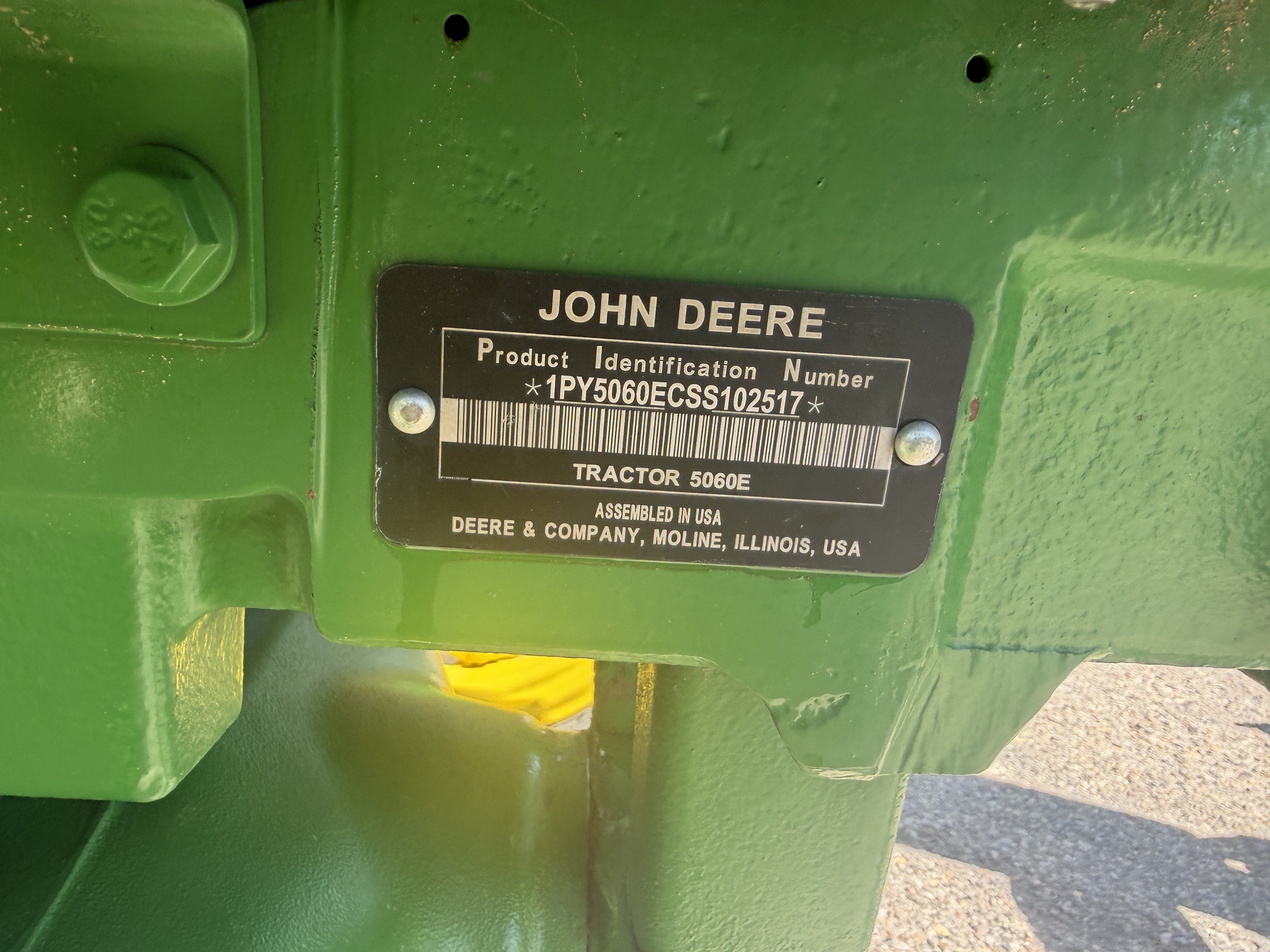 2025 John Deere 5060E Tractor