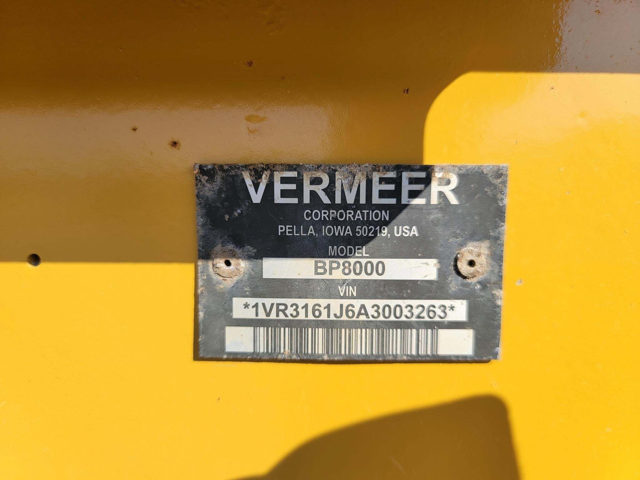 2010 Vermeer BP8000 Grinders and Mixer