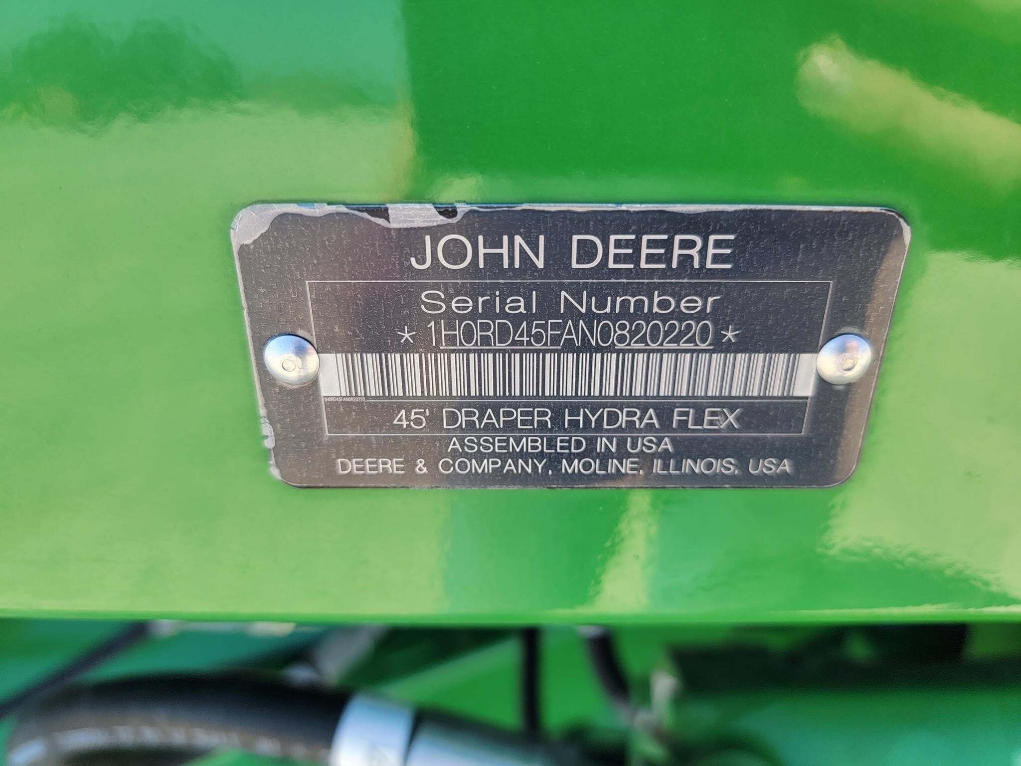 2022 John Deere RD45F Platform