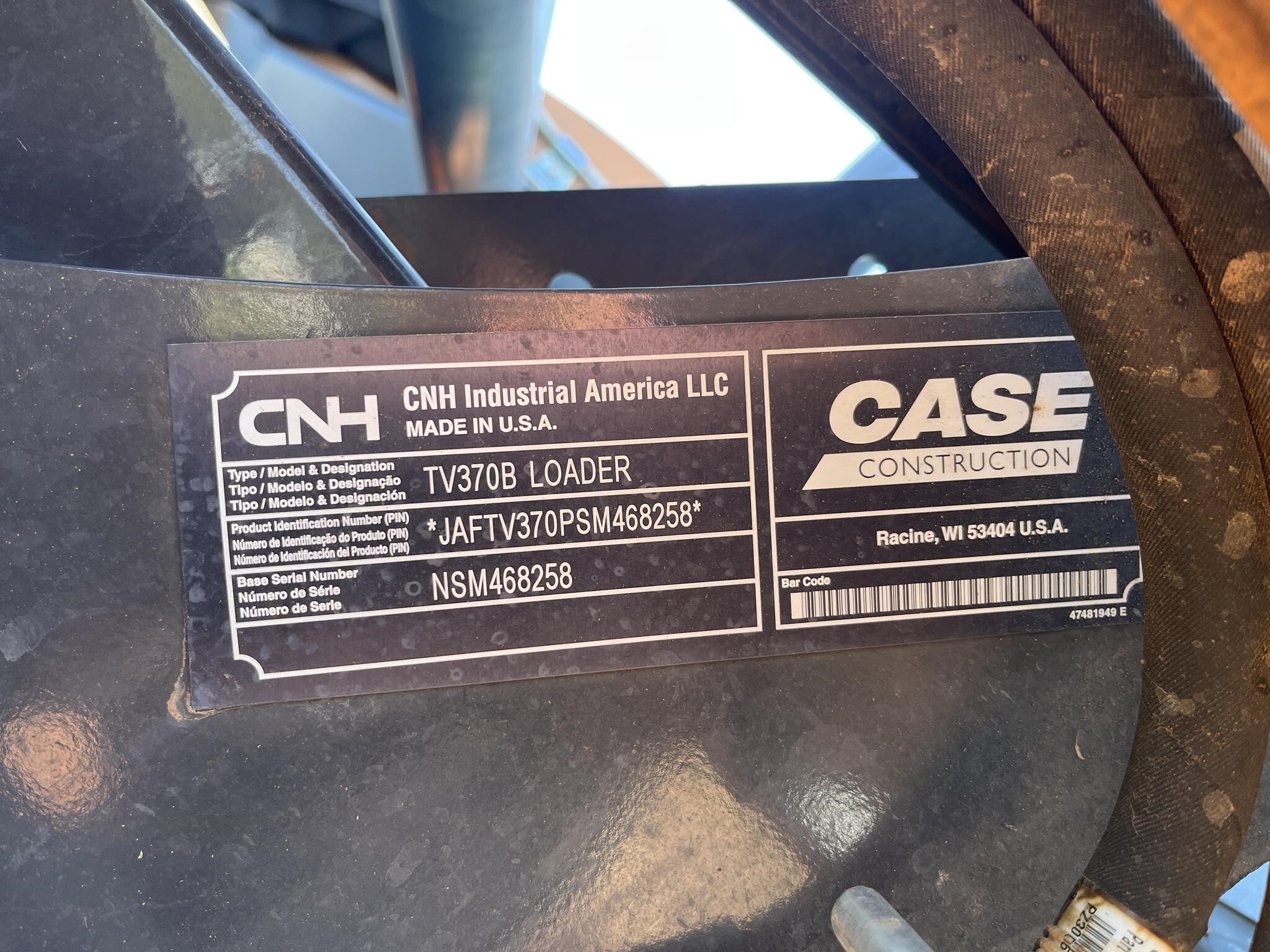 2025 Case TV370B Skid Steer