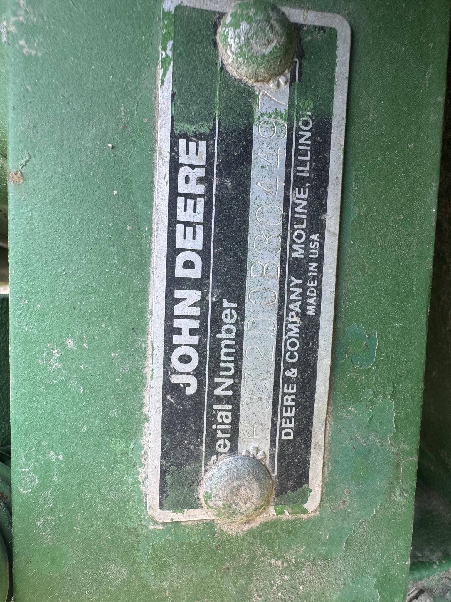 1992 John Deere 7200 Planter
