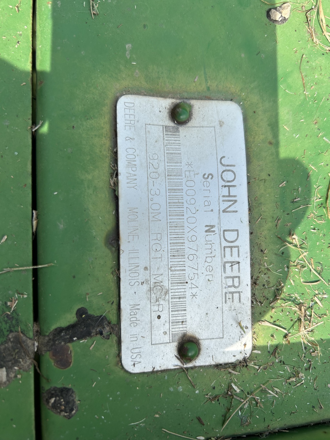 1994 John Deere 920 Mower Conditioner