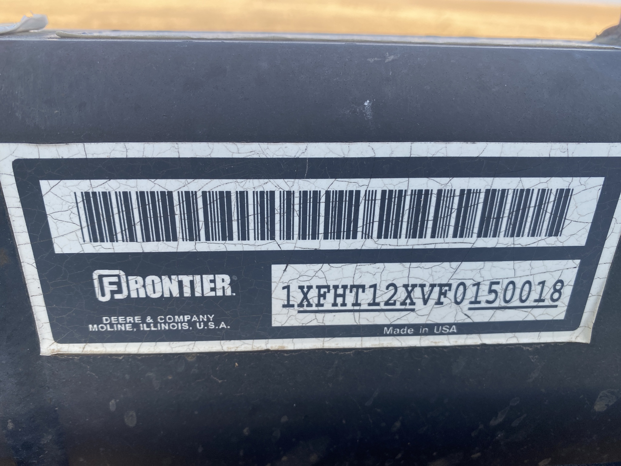 2015 Frontier HT1248 Header Trailer