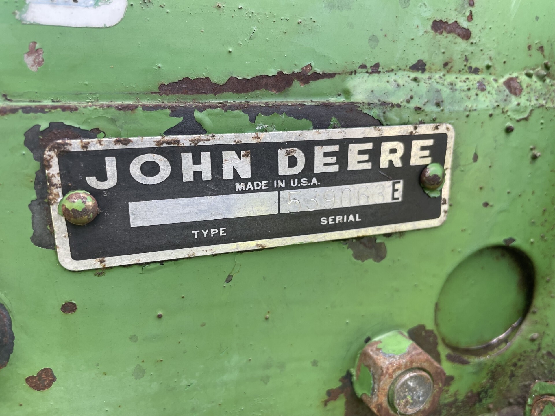 1980 John Deere 510 Round Baler