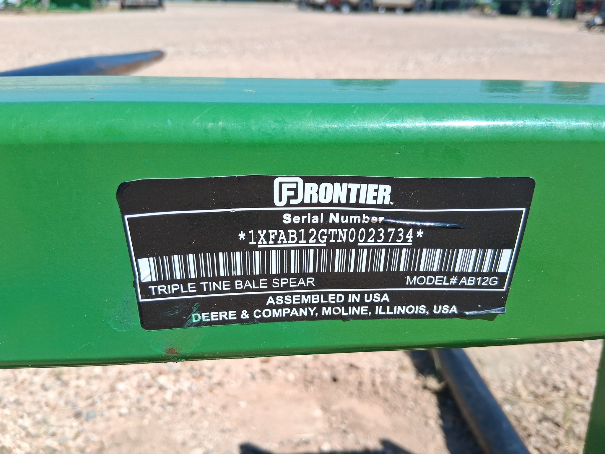 2025 Frontier AP12G Loader and Skid Steer Attachment