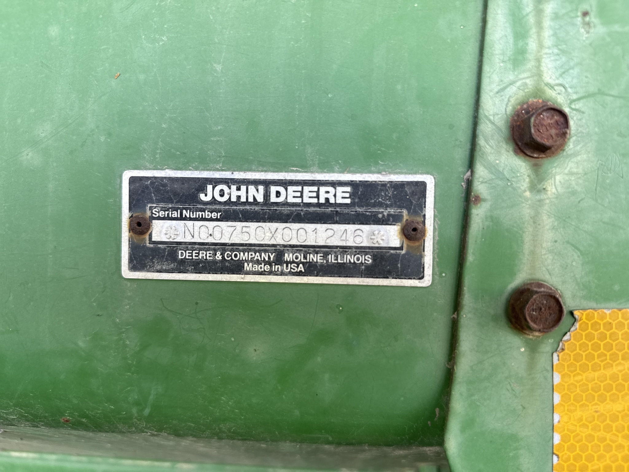 1990 John Deere 750 Drill