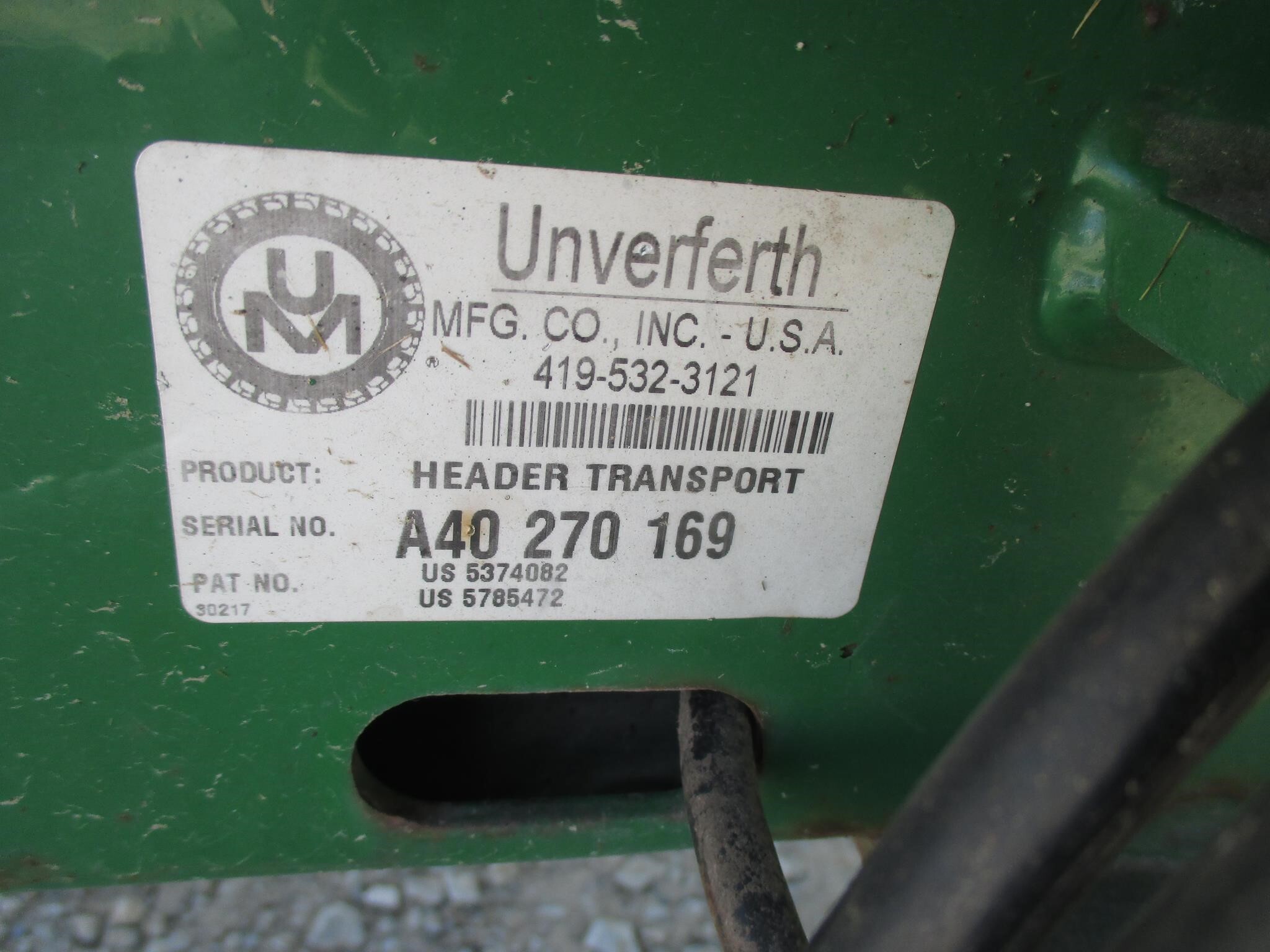  Unverferth HT25 Header Trailer