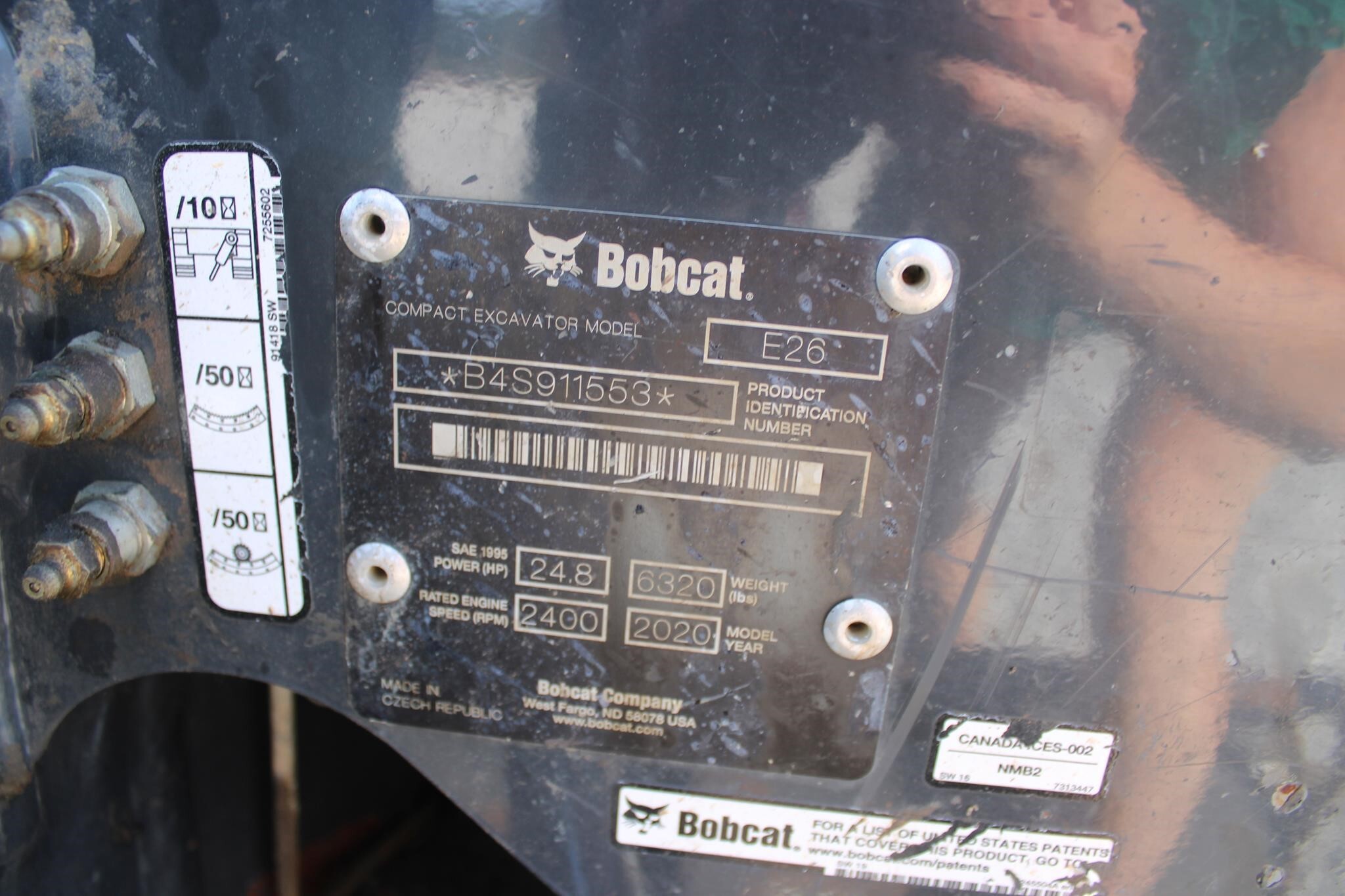 2020 Bobcat E26 Mini Excavator