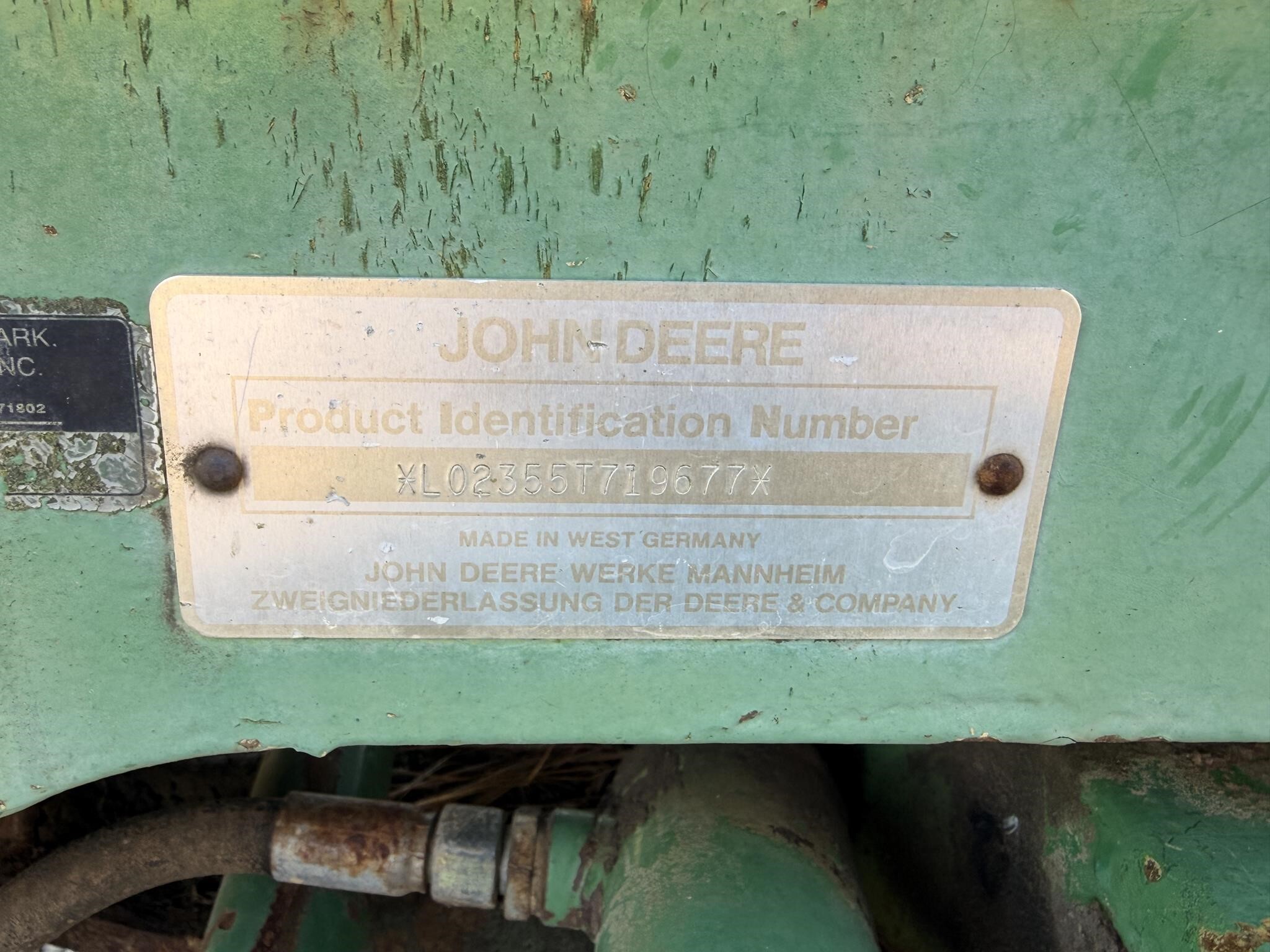 1991 John Deere 2355 Tractor