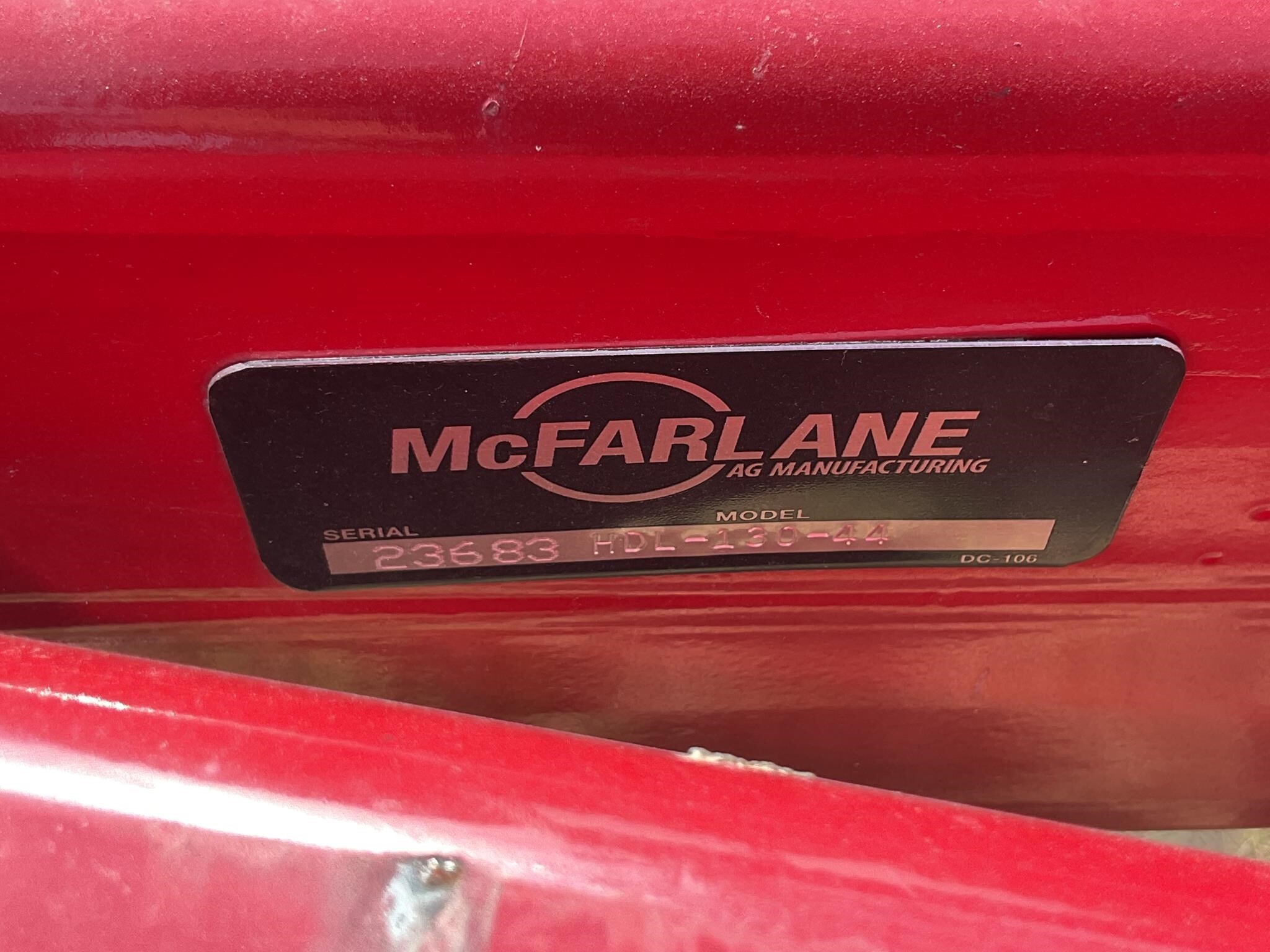 2022 McFarlane HDL130-44 Harrow