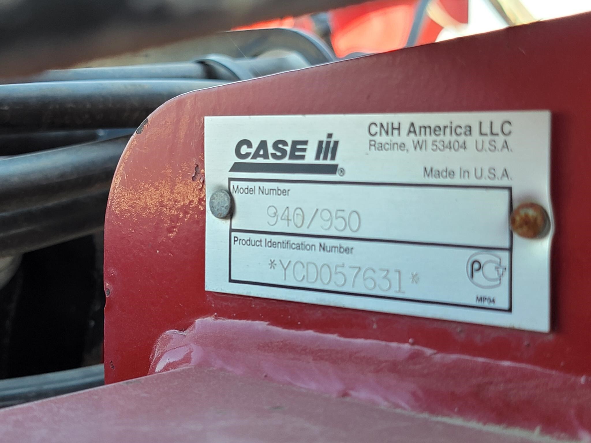 2013 Case IH Nutri Placer 940 Toolbar