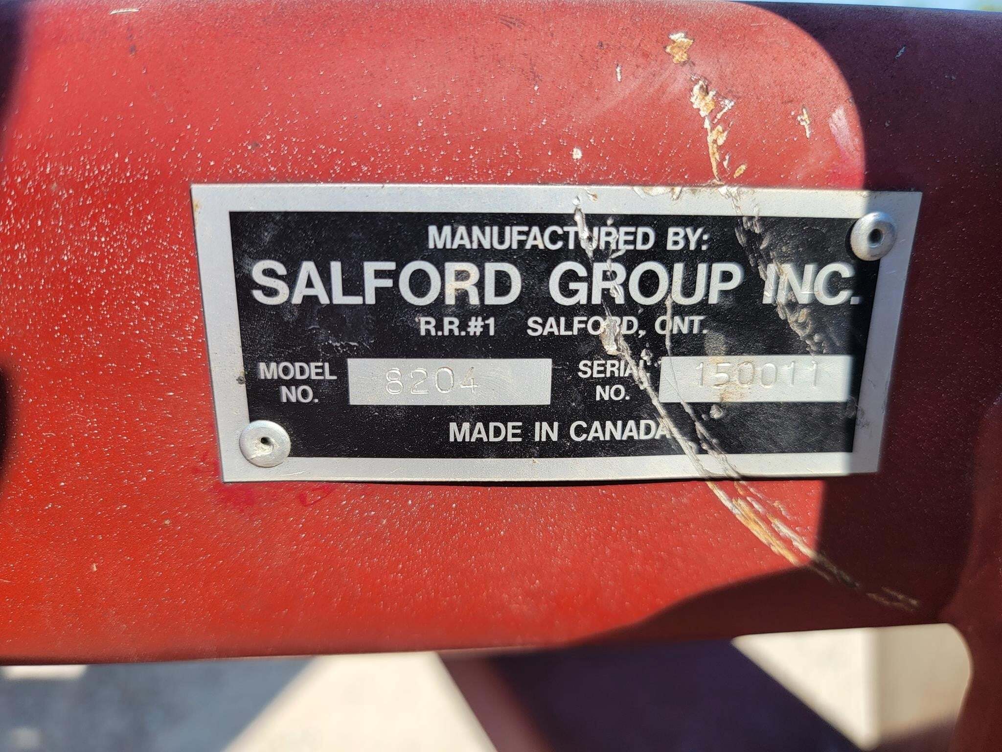 2015 Salford 8200 Plow
