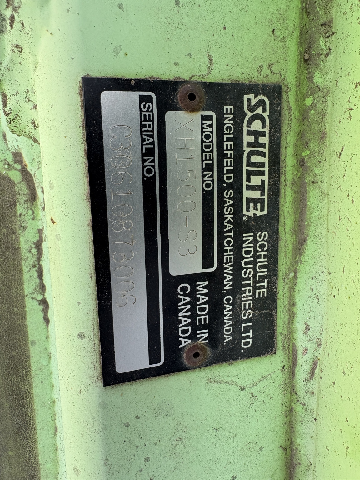  Schulte XH1500-S3 Rotary Cutter