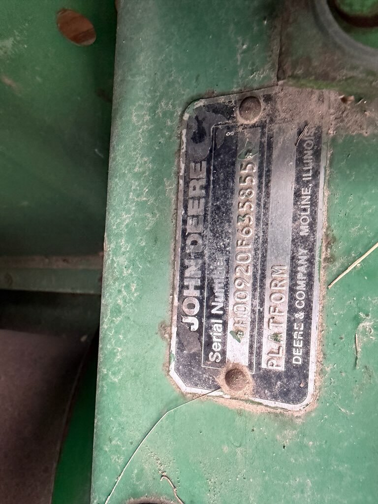 1990 John Deere 920F Platform