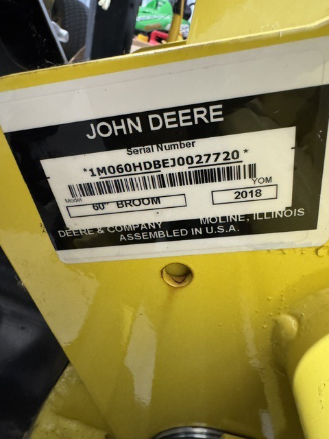 2018 John Deere 60 Broom Lawn Mower