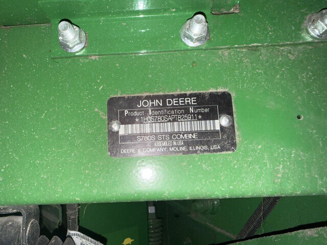 2023 John Deere S780 Combine