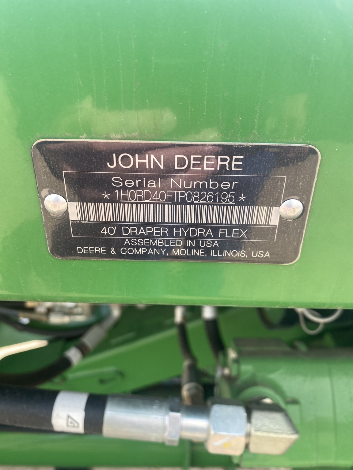 2023 John Deere RD40F Platform