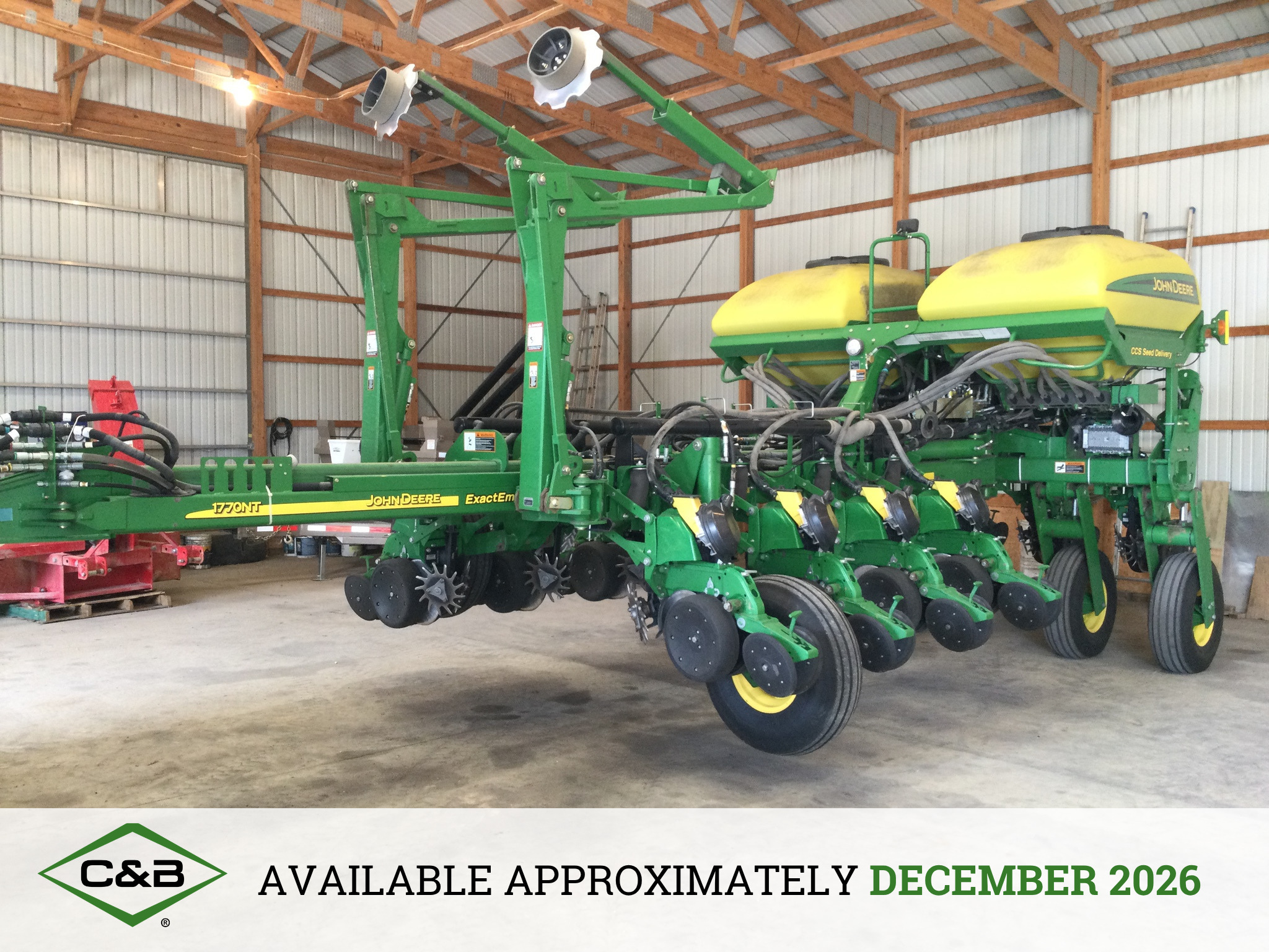 2012 John Deere 1770NT CCS Planter