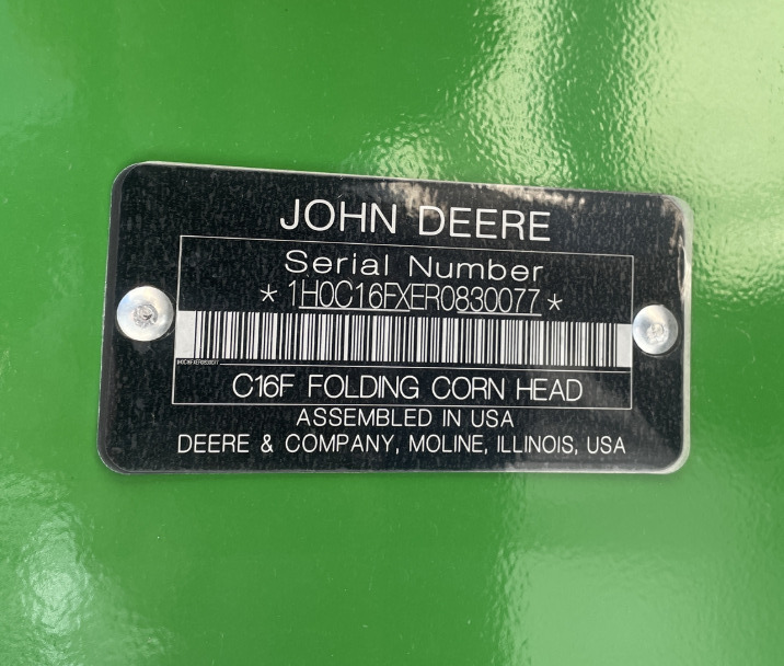 2024 John Deere C16F Corn Head