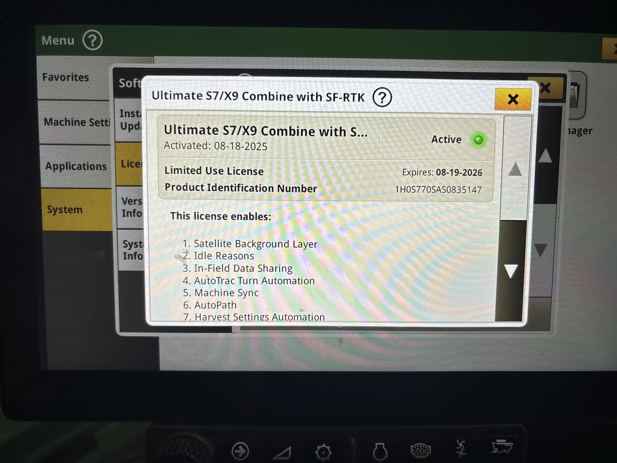 2025 John Deere S7 700 Combine