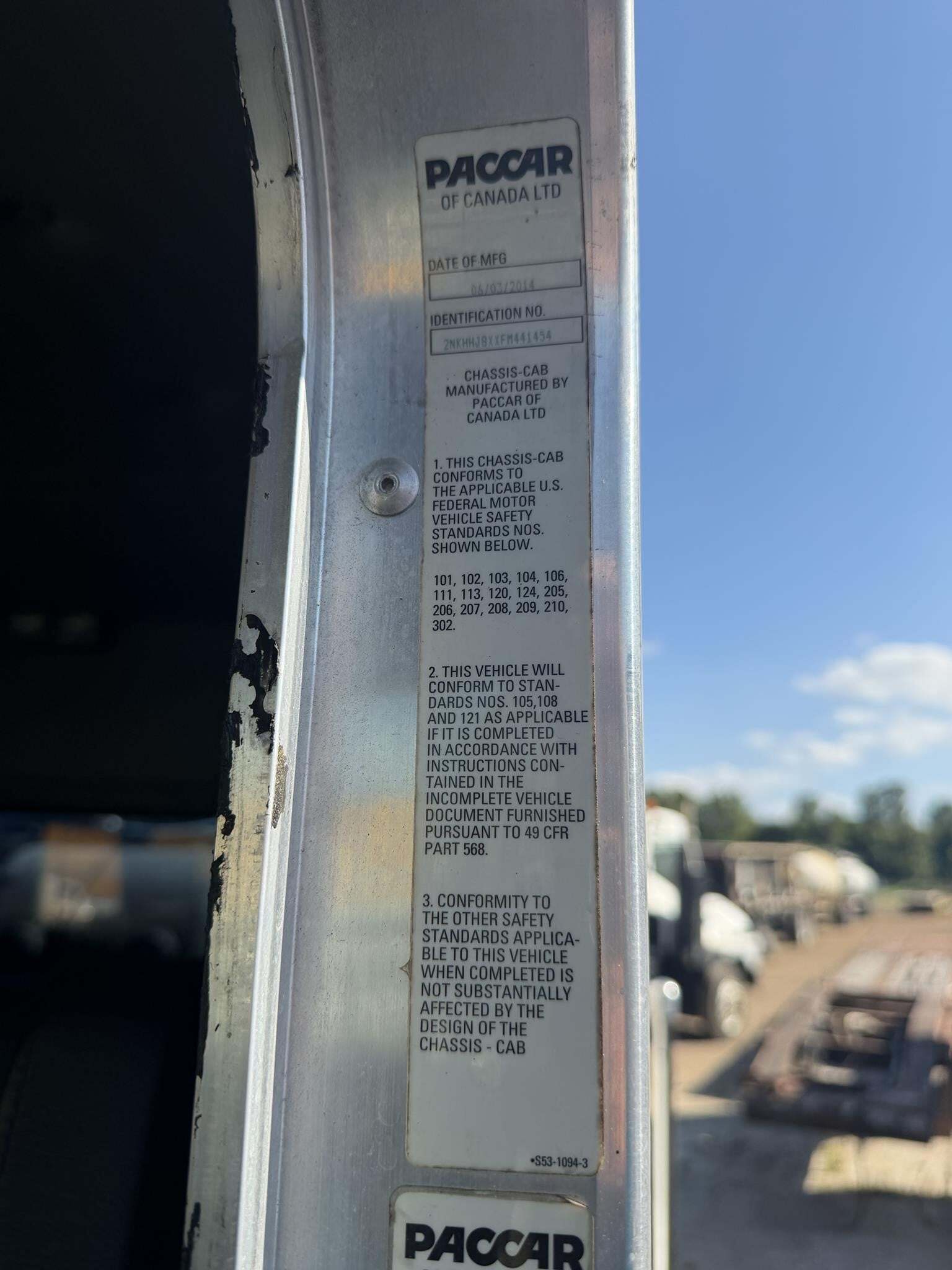2015 Kenworth T370 Miscellaneous
