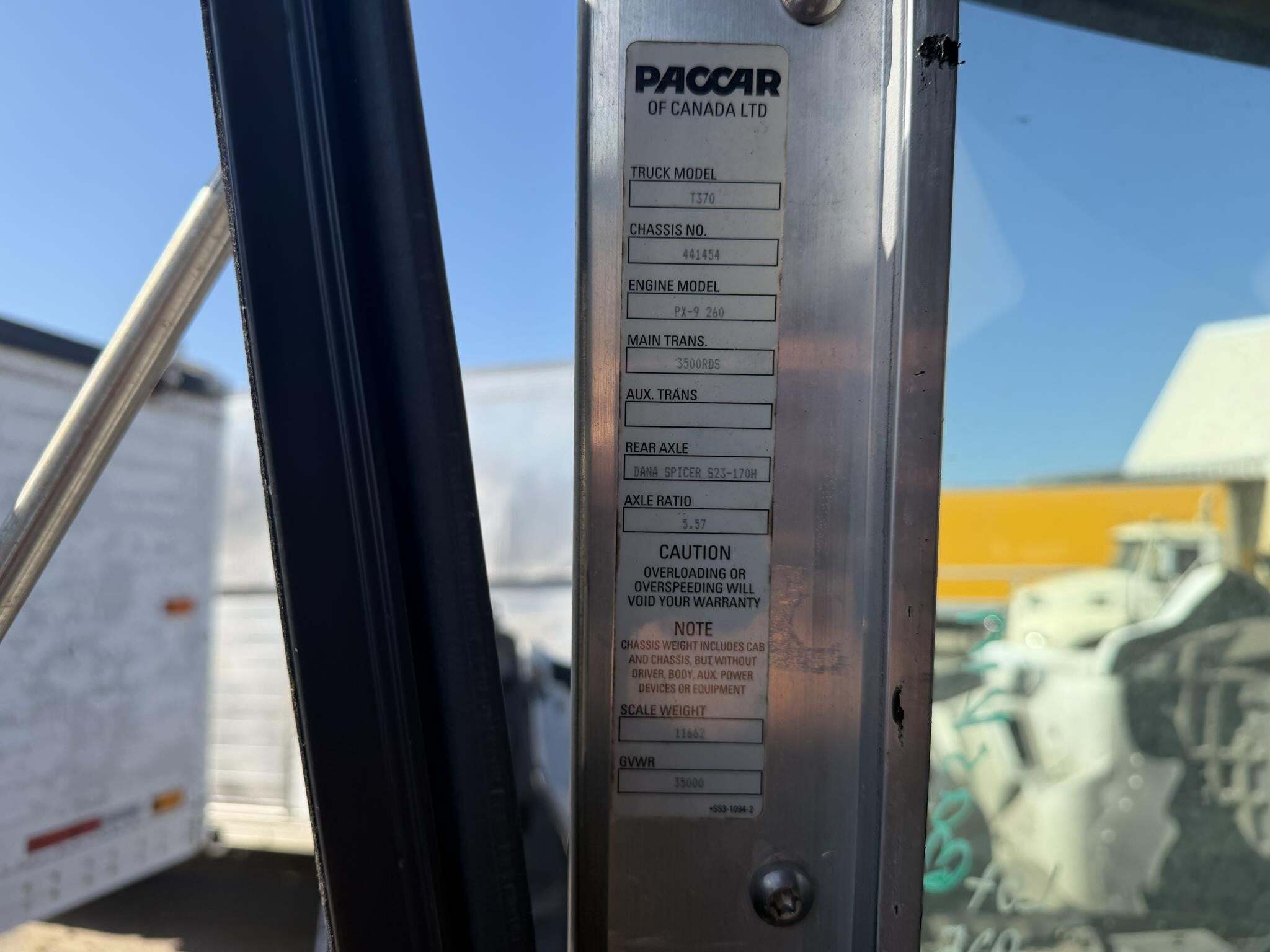 2015 Kenworth T370 Miscellaneous
