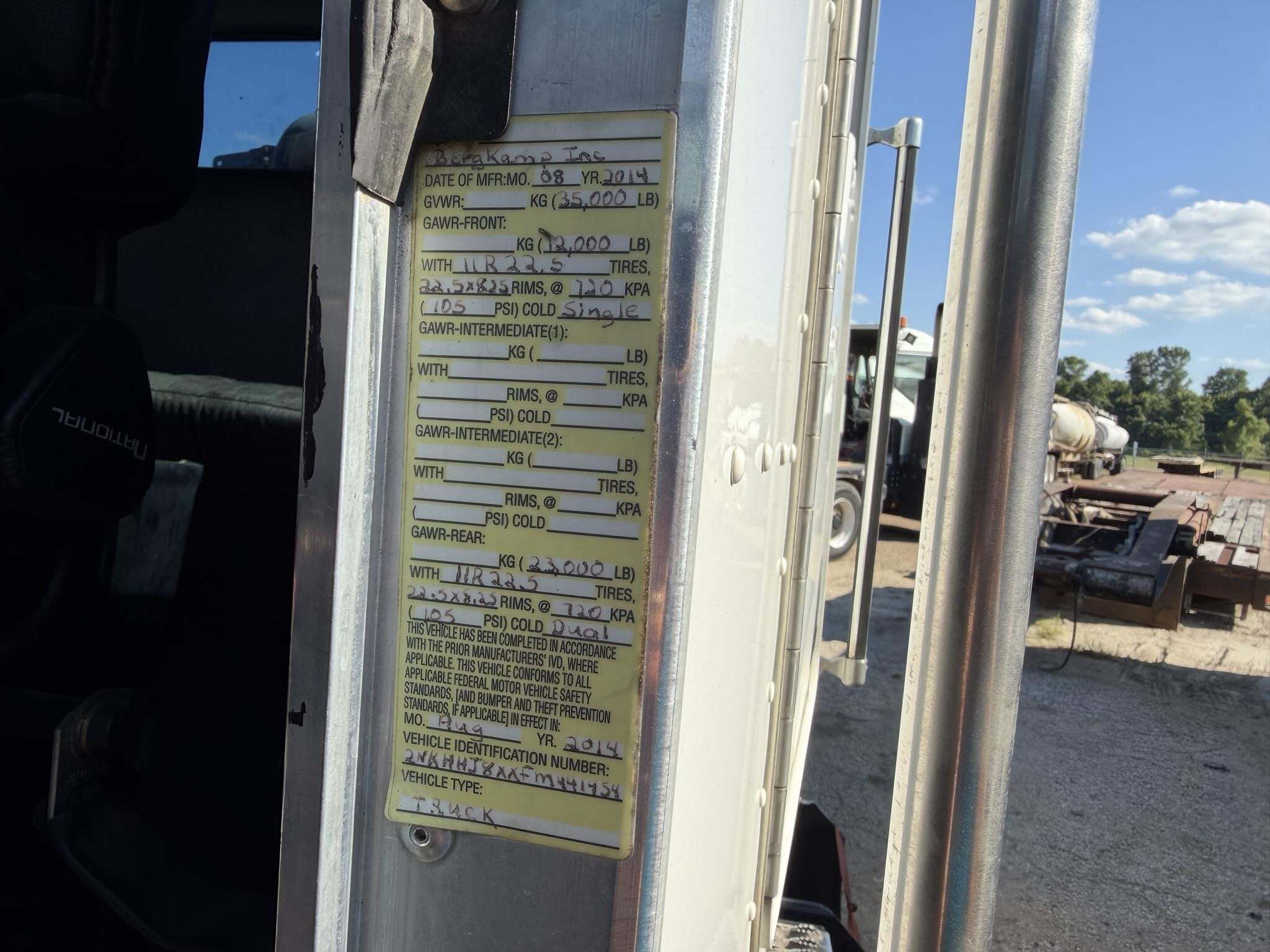 2015 Kenworth T370 Miscellaneous