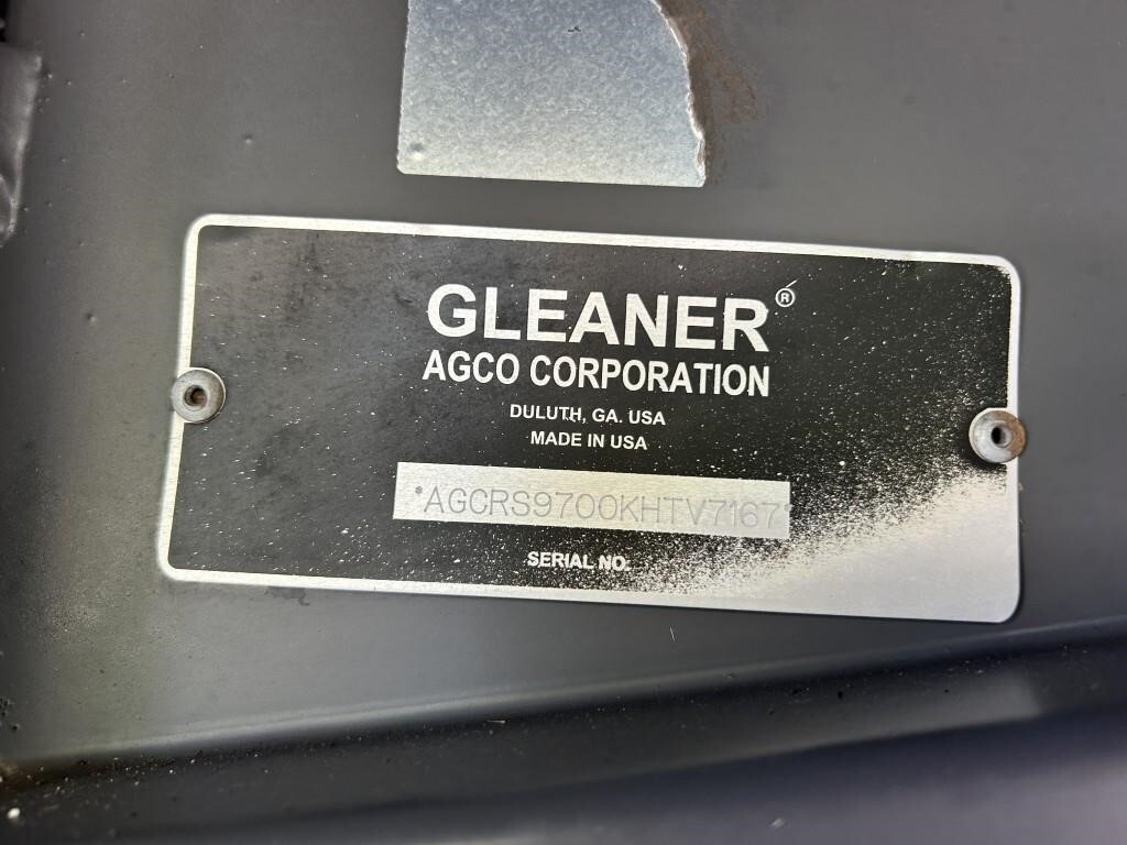 2019 Gleaner S97 Combine